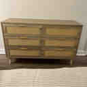 George Oliver Jakoby Rattan 6 Drawer Double Dresser for Bedroom, Chest ...